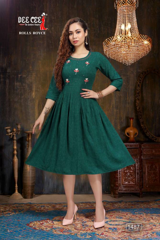 Rolls Royce Fancy Designer Ethnic Wear Anarkali Kurti Collection